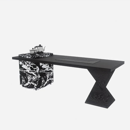 "Large Coffee Tables Black Unique popular Design Coffee Table Black modern Style Black Living Room Coffee Table"