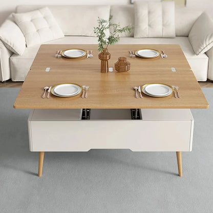 Mesa de centro sencilla, muebles plegables creativos multifuncionales de elevación moderna de lujo para el hogar